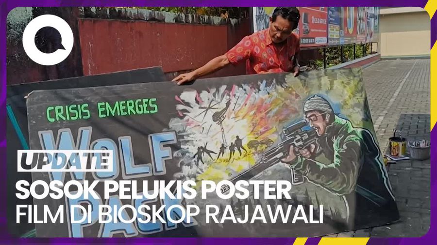 Sosok Parsan, Pelukis Poster Film di Bioskop Rajawali Purwokerto