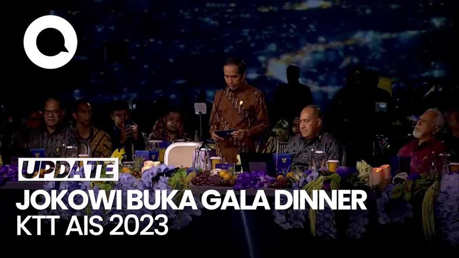 Jokowi Buka Gala Dinner KTT AIS di Bali: Laut Satukan Kita