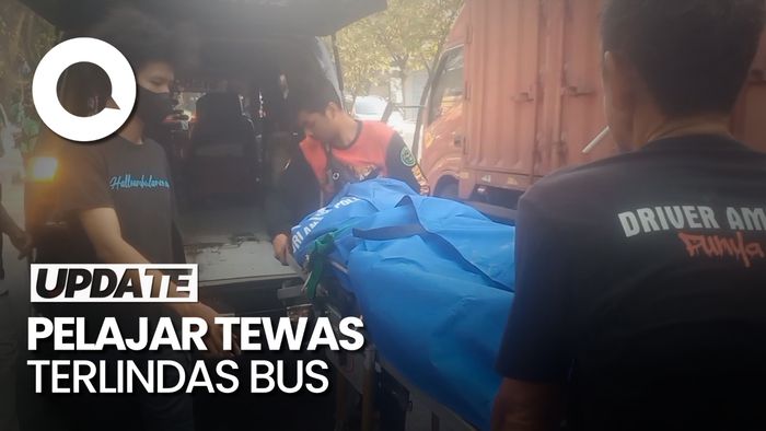 Kronologi Pelajar di Jaktim Tewas Terlindas Bus Setelah Tabrak Pemotor Ibu-ibu