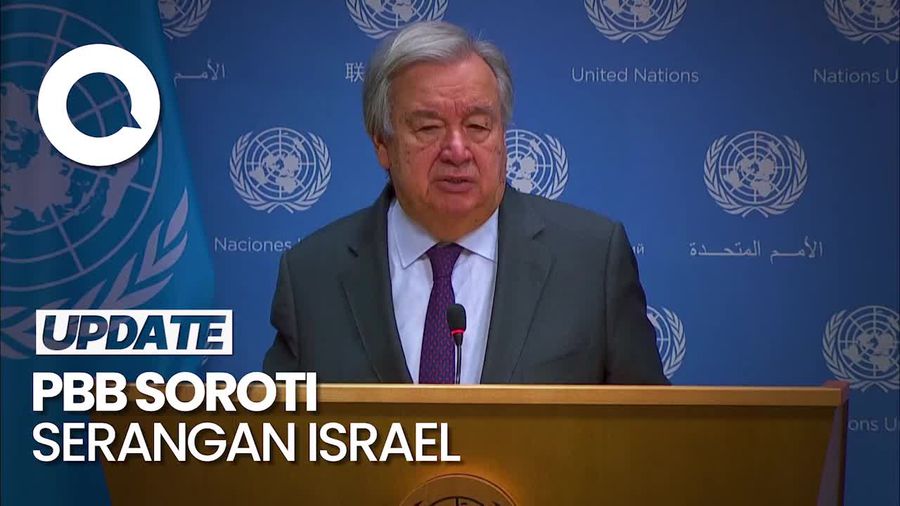 Sekjen PBB Tertekan gegara Israel Kepung Jalur Gaza