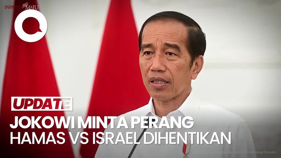 Jokowi Perintahkan Menlu Segera Lindungi WNI di Palestina-Israel