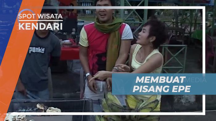 Belajar Membuat Pisang Epe Bersama Ahlinya, Kendari