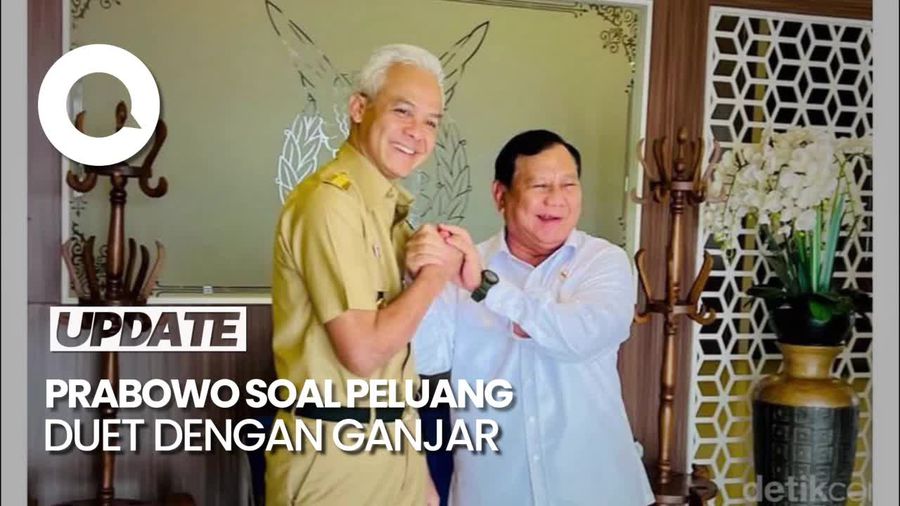 Prabowo soal Peluang Duet dengan Ganjar: Apapun Masih Mungkin