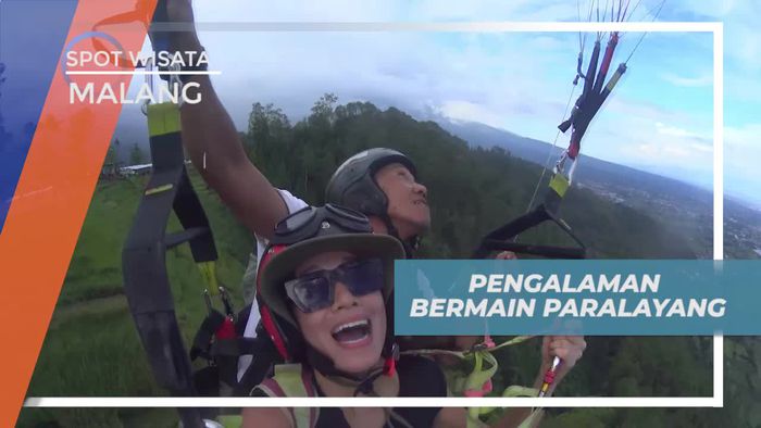 Pengalaman Pertama yang Menegangkan Bermain Paralayang, Kota Malang