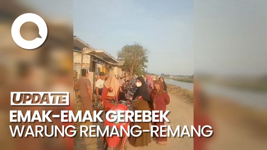 Aksi Emak-emak di Karawang Gerebek Warung Diduga Tempat Prostitusi