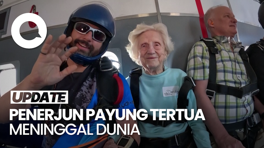 Nenek 104 Tahun di AS Nekat Terjun Payung: Pecahkan Rekor Lalu Meninggal Dunia