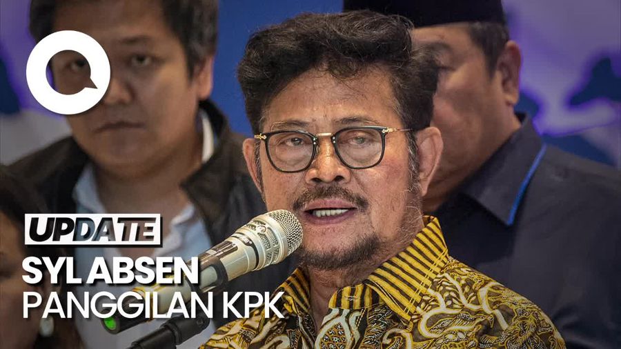 KPK Benarkan Adanya Surat Ketidakhadiran SYL di KPK Hari Ini