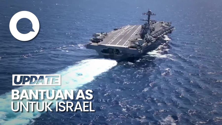 Kapal Induk AS Tiba di Mediterania Timur untuk Bantu Israel