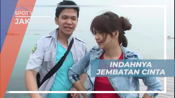Terkesima Keindahan Panorama Alam di Jembatan Cinta, Jakarta