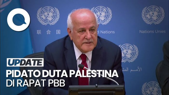 Pidato Duta Palestina di Rapat PBB: Hentikan Pembantaian Ini!