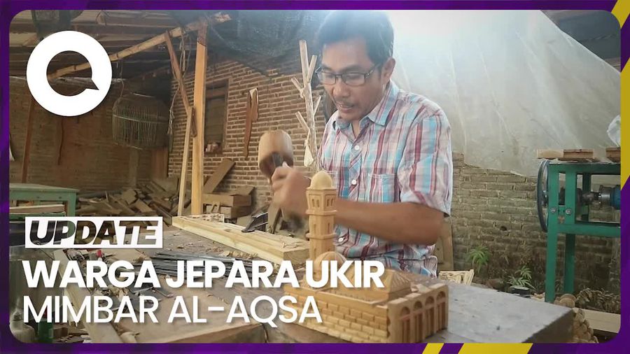 Cerita Warga Jepara Ikut Ukir Mimbar Al-Aqsa di Palestina