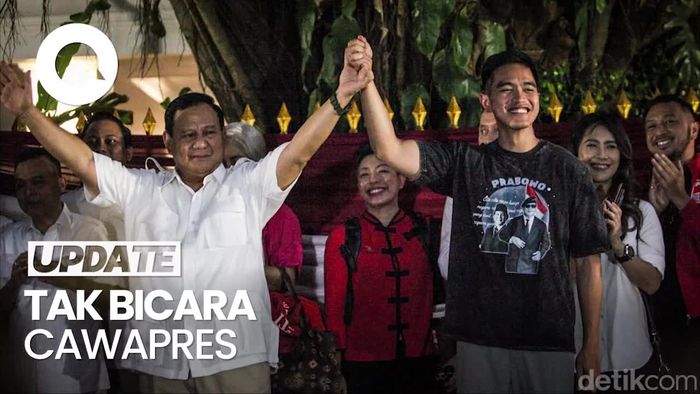 Prabowo Mengaku Tak Ada Pembahasan Cawapres saat Bertemu Kaesang