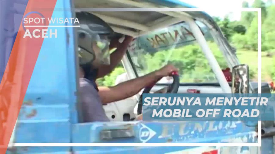 Mencoba Menaklukkan Lintasan Ekstrim Menyebrangi Sungai, Aceh