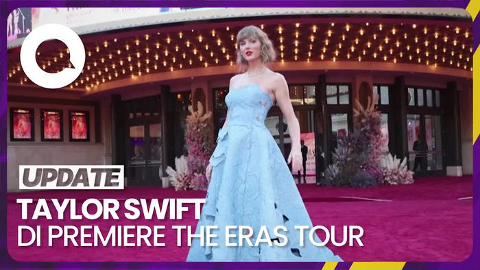 Penampilan Taylor Swift Hadiri Premiere Film The Eras Tour