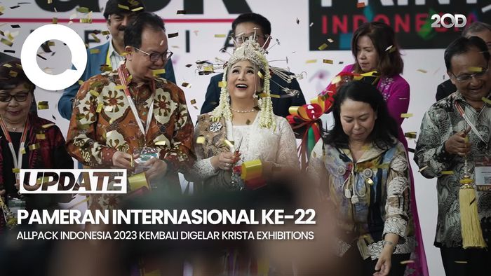 Resmi Dibuka! Pameran Internasional AllPack Indonesia 2023 Digelar Krista Exhibitions