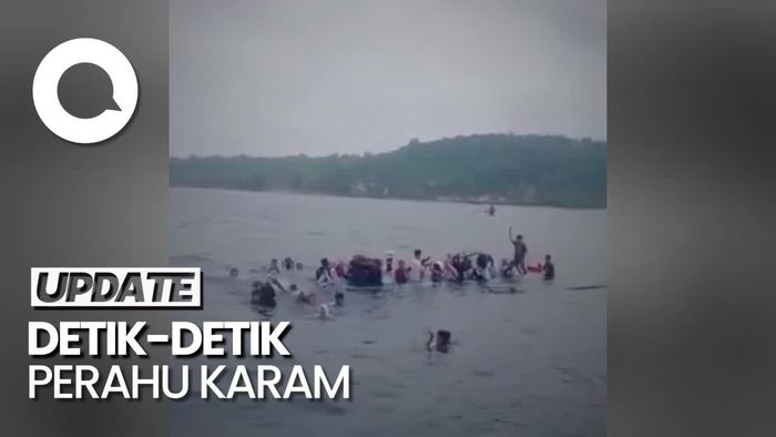 Detik-detik Perahu Ditumpangi Puluhan Pelajar Tenggelam di Mentawai