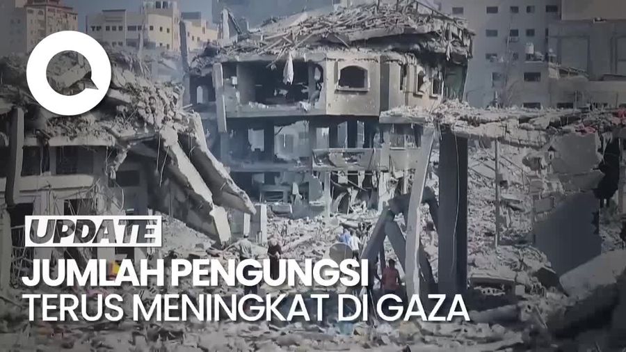 Jumlah Pengungsi Akibat Konflik Hamas-Israel Mencapai 338 Ribu Jiwa
