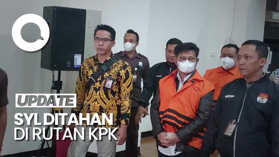 Eks Mentan Syahrul Yasin Limpo Resmi Ditahan KPK!