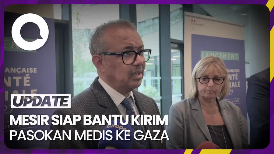 Dirjen WHO Sebut Presiden Mesir Siap Bantu Warga Palestina di Gaza