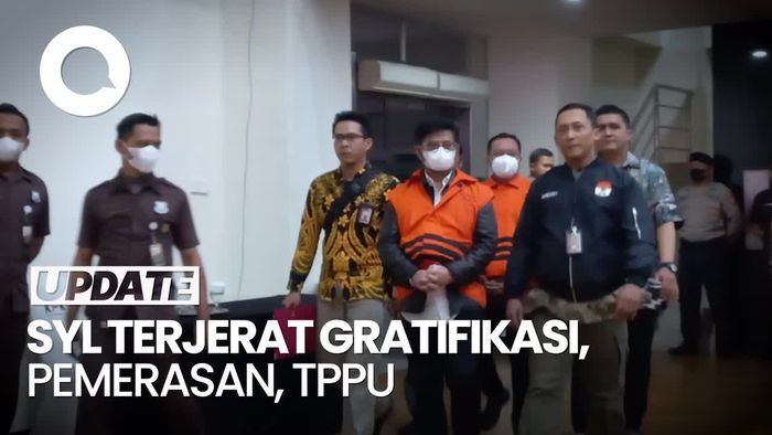 SYL Ditetapkan Sebagai Tersangka Pemerasan, Gratifikasi, TPPU