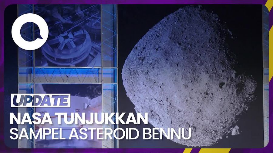 NASA Tunjukkan Sampel Asteroid Bennu yang Kaya Karbon