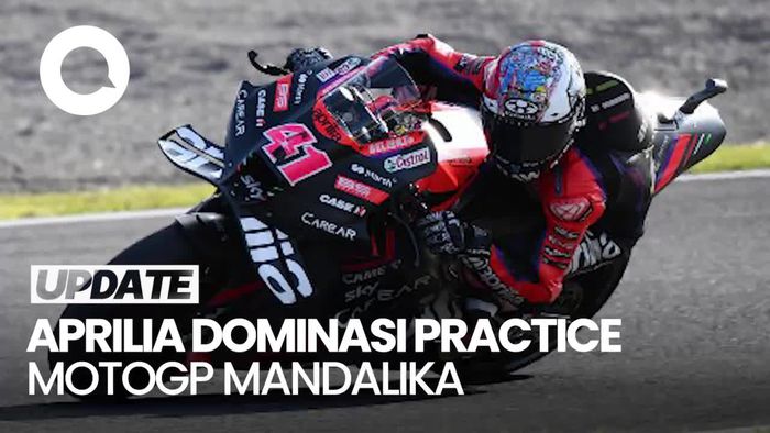 Aleix Espargaro Tercepat di Practice MotoGP Mandalika, Bagnaia Q1 Dulu