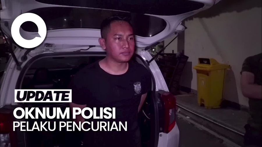 Momen Penangkapan Oknum Polisi Pelaku Pencurian Mobil di Lampung