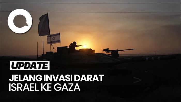 Tank-tank Israel Mulai Bergerak untuk Invasi Darat ke Gaza