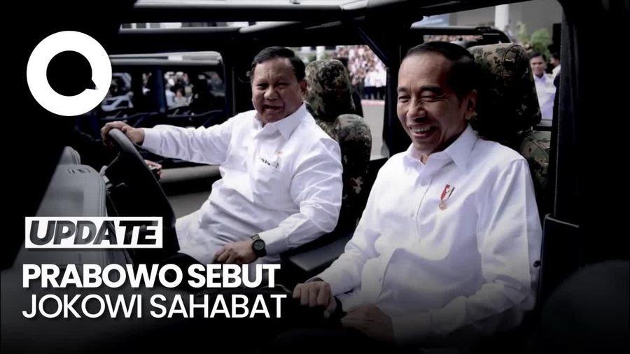 Prabowo Cerita 10 Tahun Jadi Rival Jokowi: Walau Bersaing, Kita Tetap Sahabat