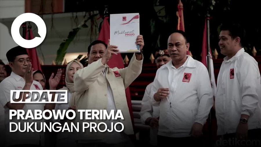 Prabowo Terima Dukungan Projo: Yang Dibuat Jokowi Harus Dilanjutkan