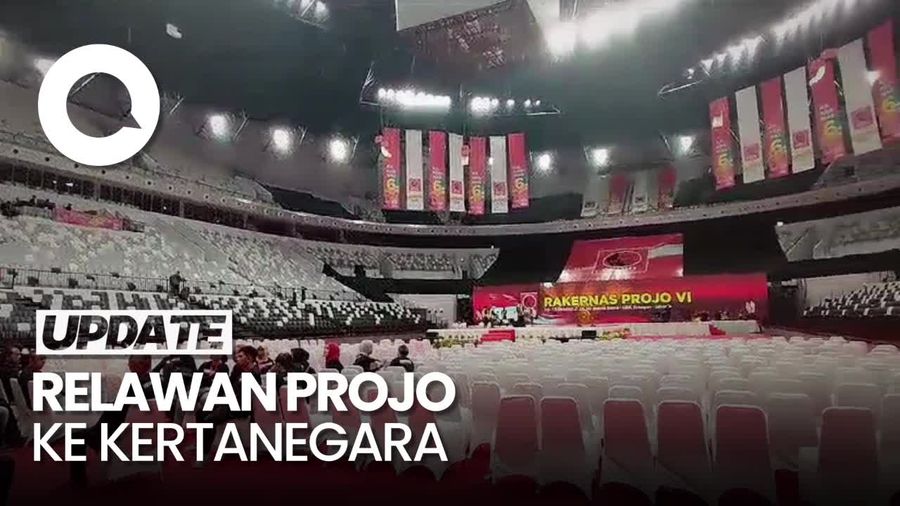 Rakernas Projo Tiba-tiba Selesai, Relawan Berangkat ke Kertanegara
