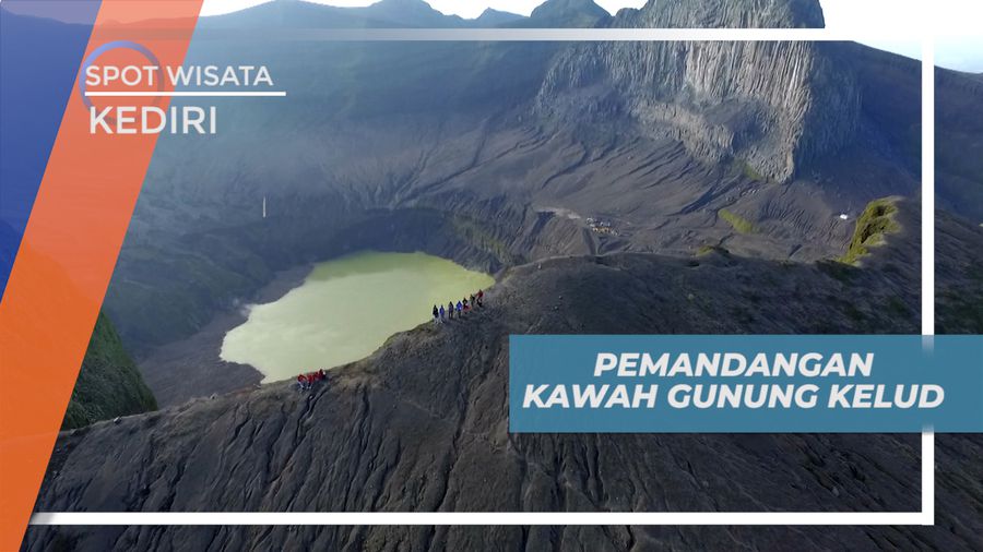 Menikmati Pesona Keindahan Kawah Gunung Kelud Kediri