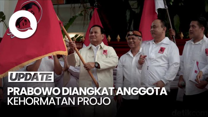 Projo Angkat Prabowo Sebagai Anggota Kehormatan