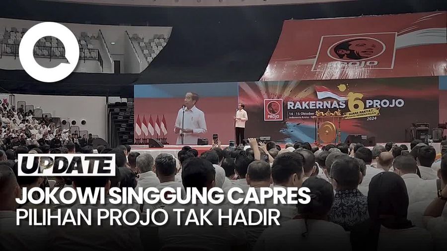 Jokowi: Siapa yang Kita Pilih? Nanti Sabar Dulu, Orangnya Nggak Ada