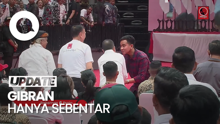 Gibran Hanya 15 Menit di Rakernas Projo