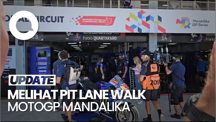 Melihat Pit Lane Walk, Akses Mewah di MotoGP Mandalika