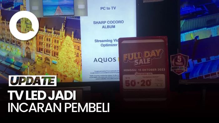 TV LED Jadi Produk Elektronik Paling Diincar di Transmart Full Day Sale