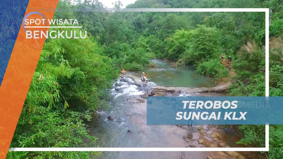 Melibas Hutan dan Menyeberangi Sungai Bareng Komunitas Motor Trail, Bengkulu