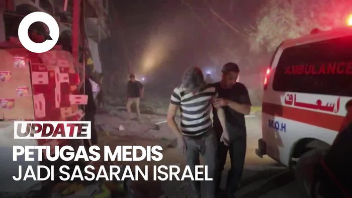 Detik-detik Israel Serang Tim Paramedis di Gaza dengan Rudal
