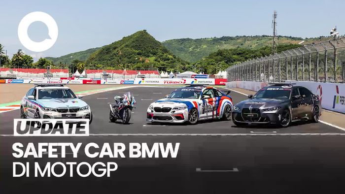 Melihat Langsung Safety Car BMW yang Kawal Marquez Cs saat Balapan