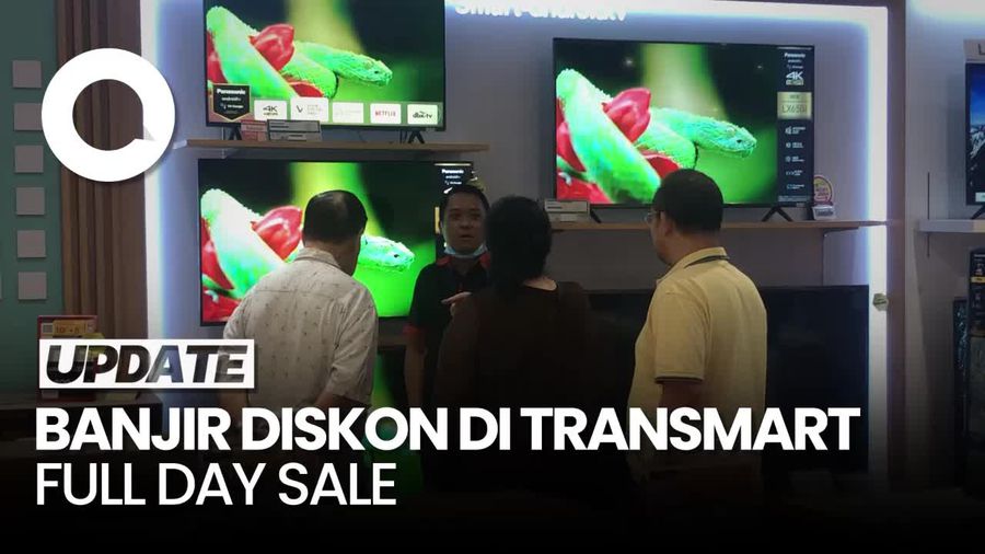 Transmart Full Day Sale Banjir Diskon, Pengunjung Beli 5 TV-2 AC