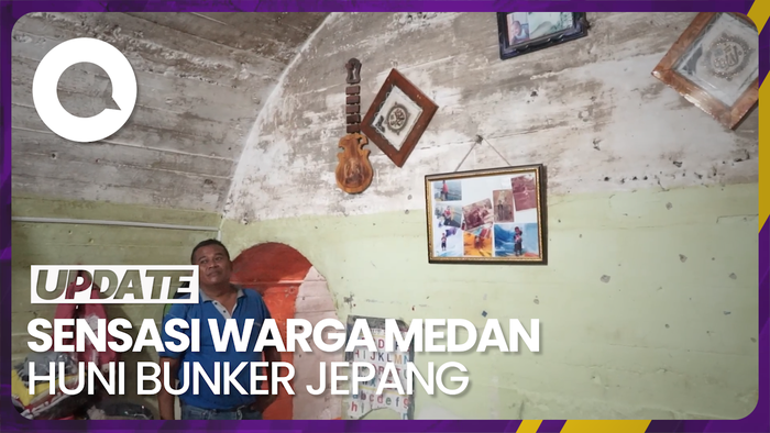 Cerita Warga Medan Tinggal di Bunker Peninggalan Jepang