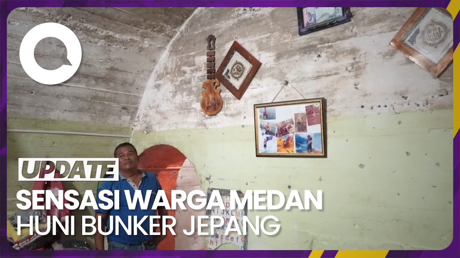 Cerita Warga Medan Tinggal di Bunker Peninggalan Jepang