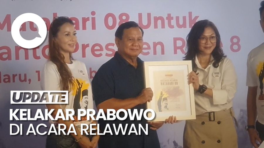 Prabowo di Acara Relawan: Dulu Saya Tau Emak-emak Banyak yang Kecewa