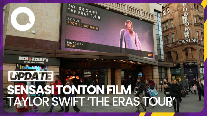 Sensasi Tonton Film Taylor Swift The Eras Tour, Serasa di Tempat Konser