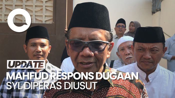 Soal Kasus Dugaan SYL Diperas, Mahfud Minta Polisi Profesional