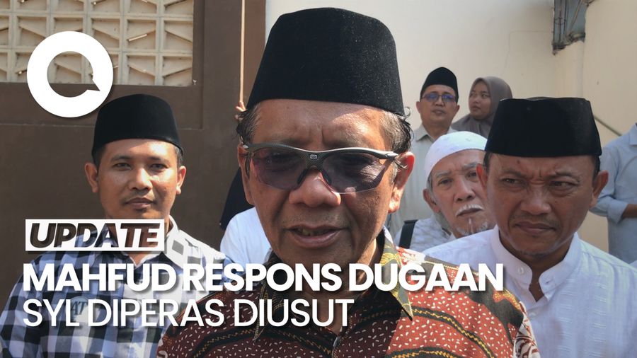Soal Kasus Dugaan SYL Diperas, Mahfud Minta Polisi Profesional