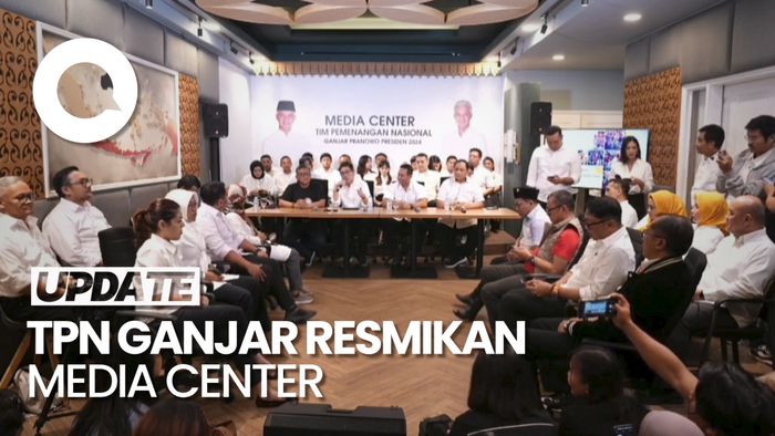 TPN Ganjar Resmikan Media Center, Ungkit Sejarah Jokowi Nyapres