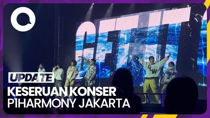 Warna-warni Konser Perdana P1Harmony di Jakarta