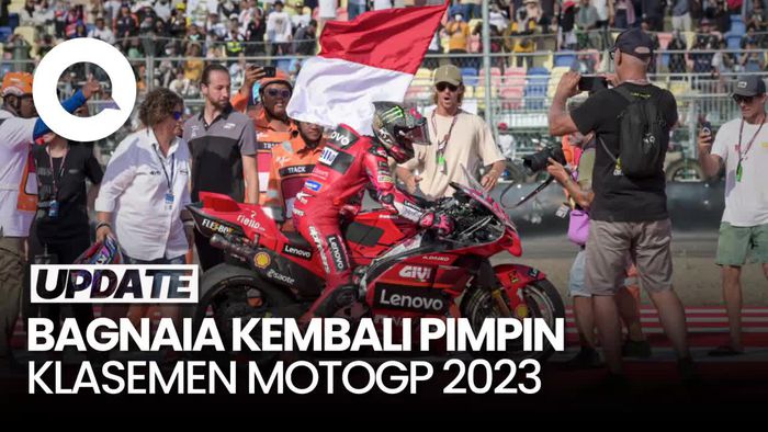 Martin Baru Sehari Pimpin Klasemen MotoGP, Kini Diambil Bagnaia Lagi